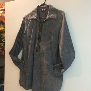 Paperwhite 08 gray zipper top made in Thailand